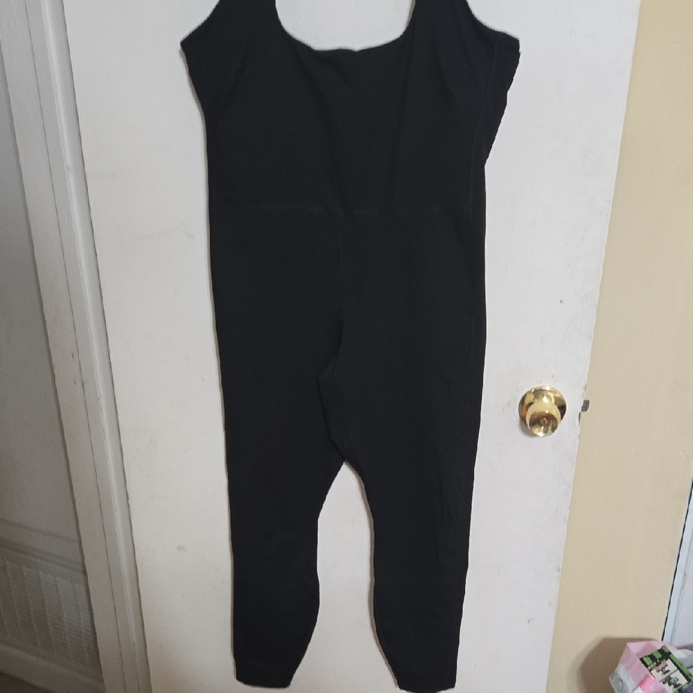 Fabletics Black Sleeveless Jumpsuit